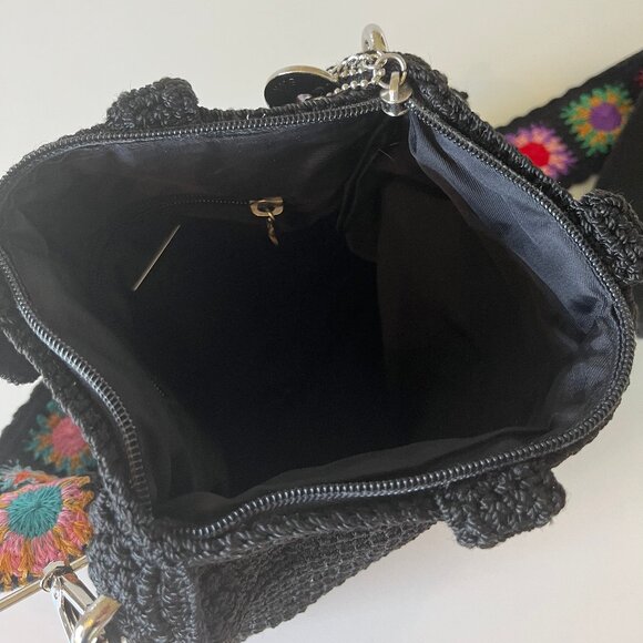 Customized Vintage The Sak Crochet Mini Tote in Black - Picture 8 of 9